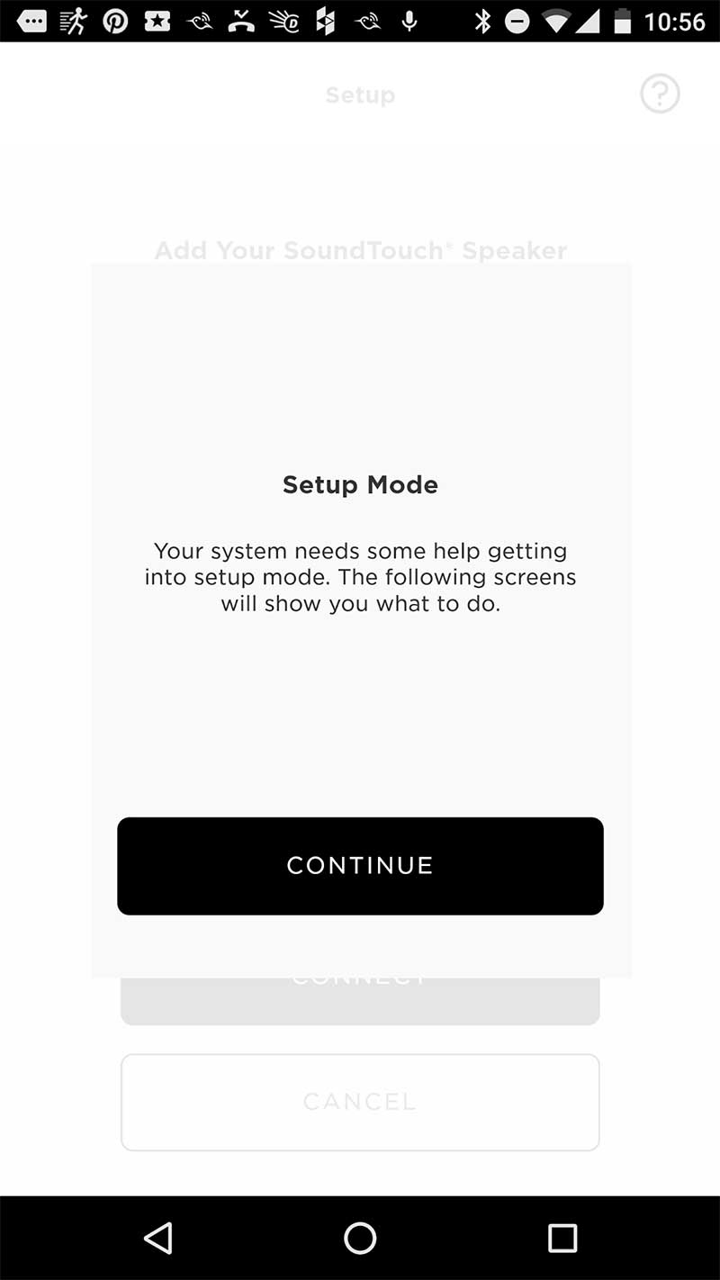 bose soundbar 300 wifi light blinking